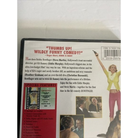 Bowfinger (DVD, 1999) Steve Martin and Eddie Murphy NEW Sealed - Picture 3 of 6